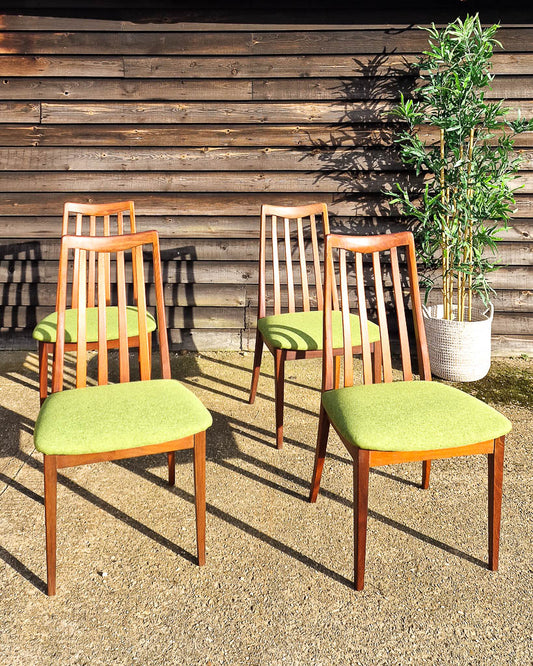 Mid Century G-Plan Teak Dining Chairs (Set of 4)