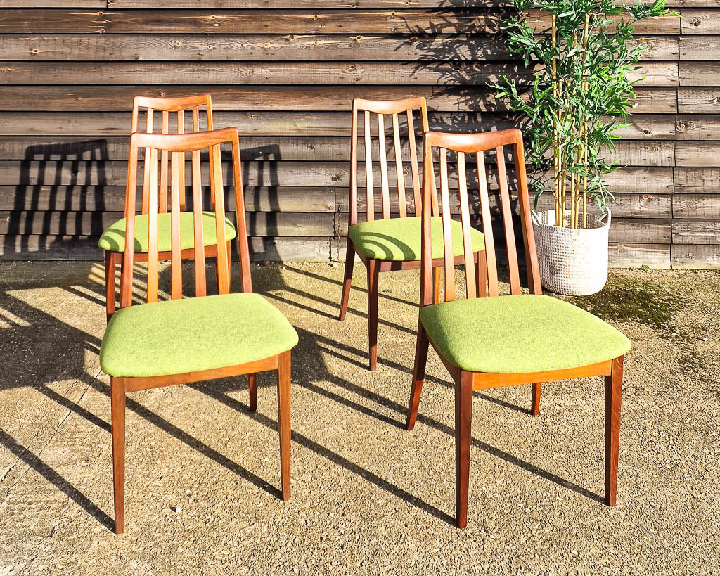 Mid Century G-Plan Teak Dining Chairs (Set of 4)