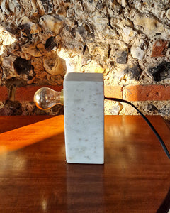 Vintage Marble Table Lamp (with Mirror Bulb)