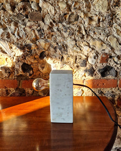 Vintage Marble Table Lamp (with Mirror Bulb)