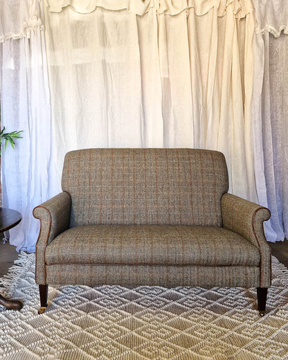 Mid Century Harris Tweed Sofa