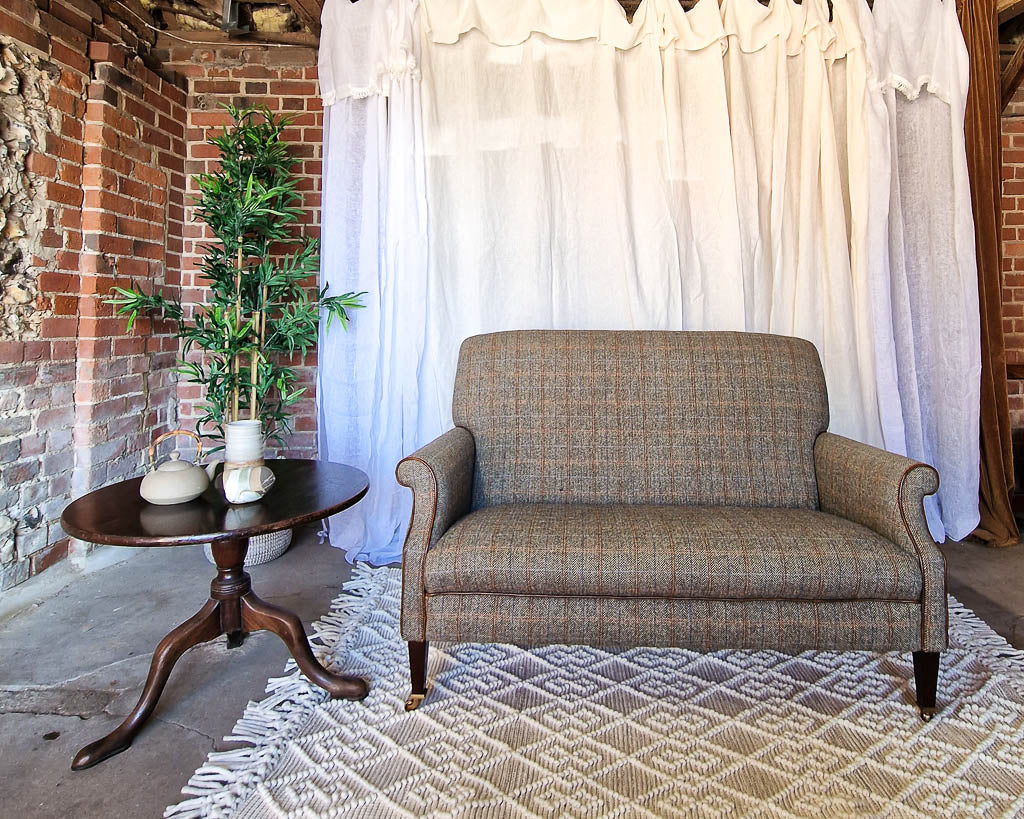 Mid Century Harris Tweed Sofa
