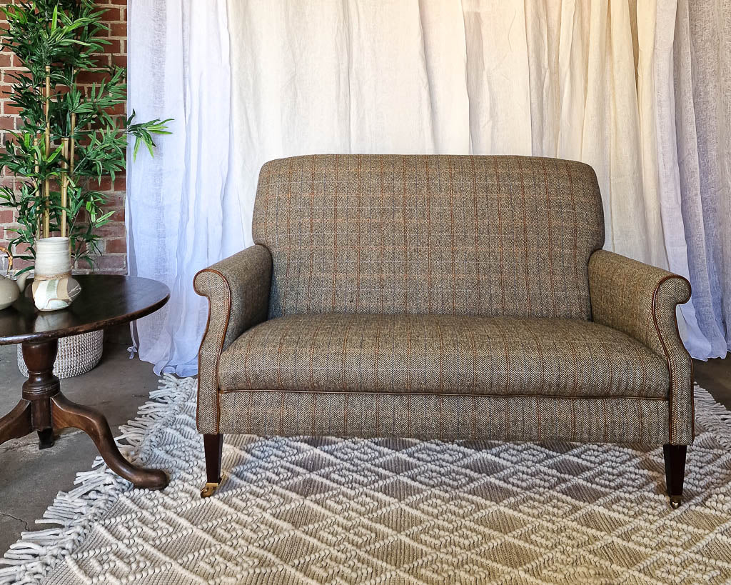 Mid Century Harris Tweed Sofa