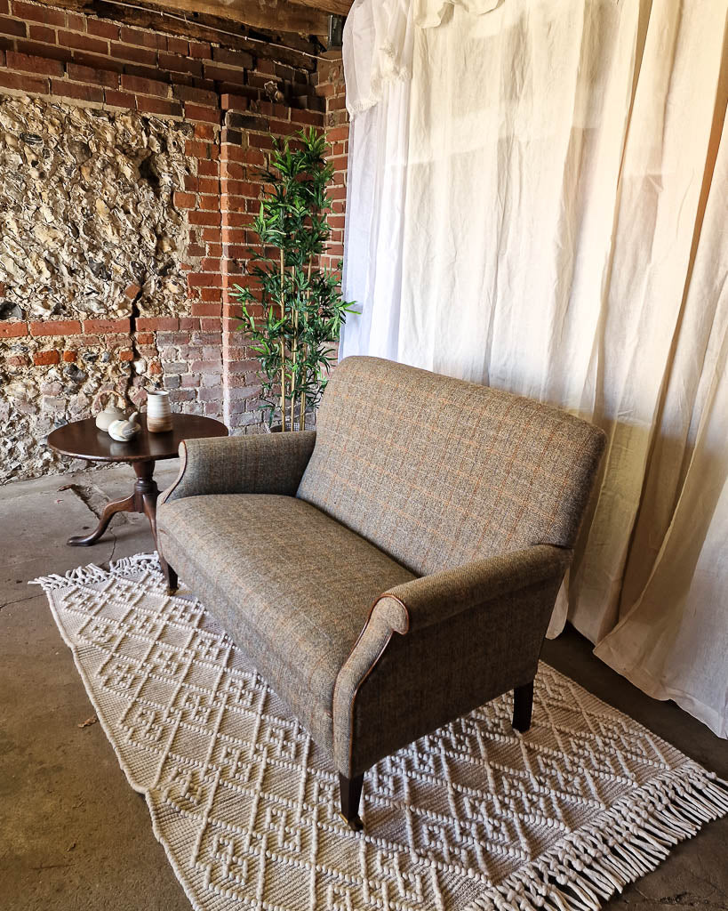 Mid Century Harris Tweed Sofa