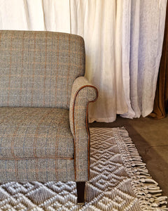 Mid Century Harris Tweed Sofa