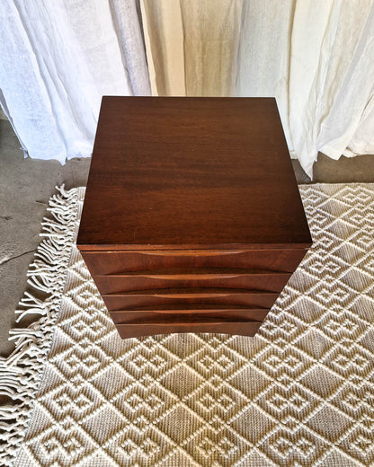 Mid Century Teak Bedside Cabinet / Table (Pair)