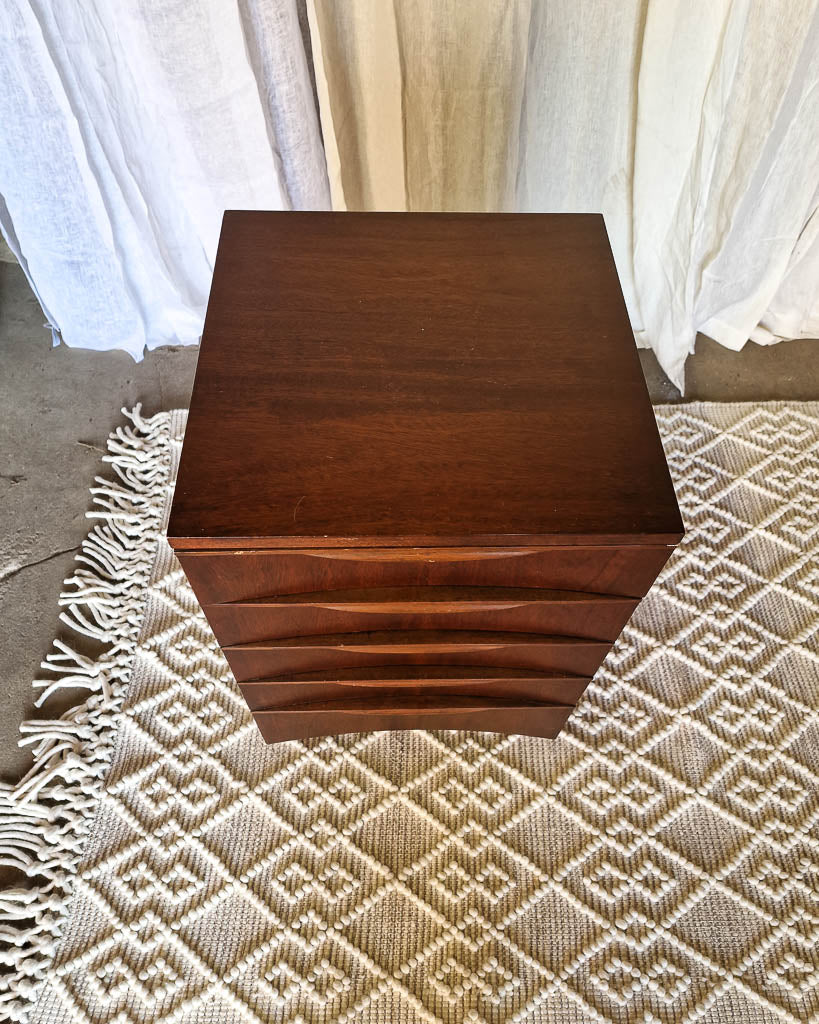 Mid Century Teak Bedside Cabinet / Table (Pair)