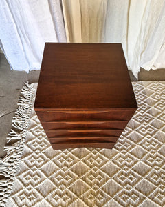 Mid Century Teak Bedside Cabinet / Table (Pair)