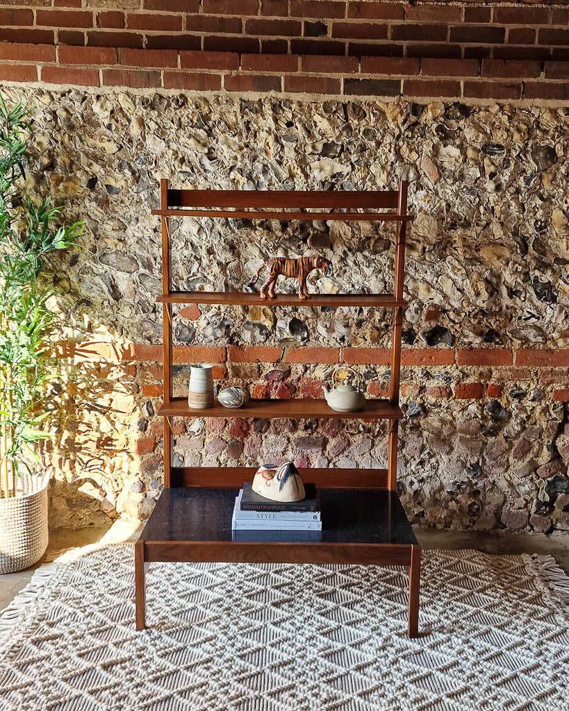 Mid Century Room Divider / Bookshelves (Large)