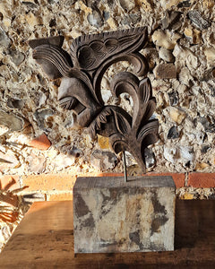 Antique Indian Corbel Wooden Sculpture