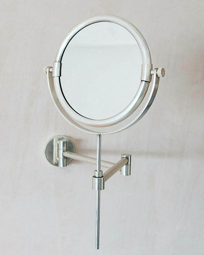 Antique Silver Extension Bathroom Mirror