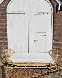 Vintage Bamboo Day Bed (inc. mattress)