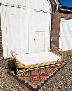 Vintage Bamboo Day Bed (inc. mattress)