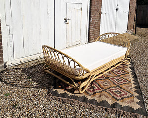 Vintage Bamboo Day Bed (inc. mattress)