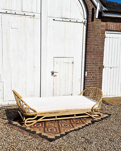 Vintage Bamboo Day Bed (inc. mattress)