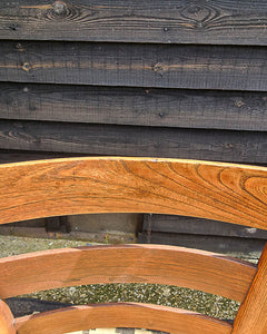 Vintage Country Elm Chairs (Set of Four)