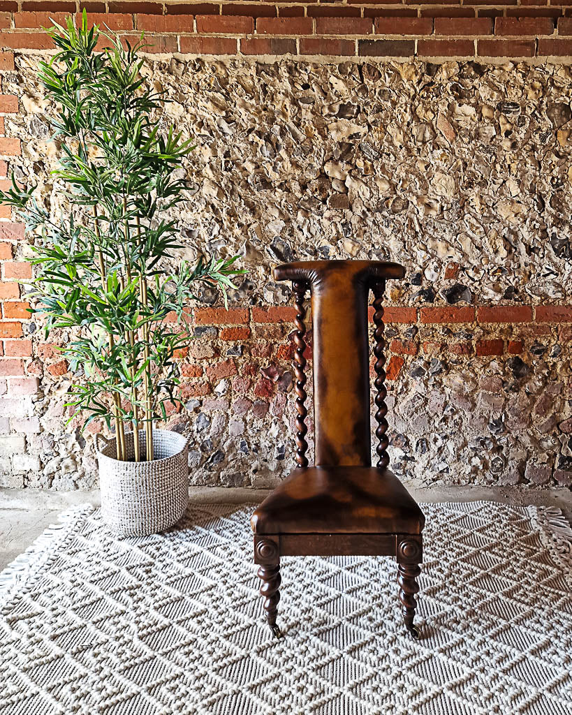 Victorian Prayer Prie Dieu Chair Gruffertys