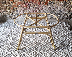 Vintage Bamboo Baby Crib