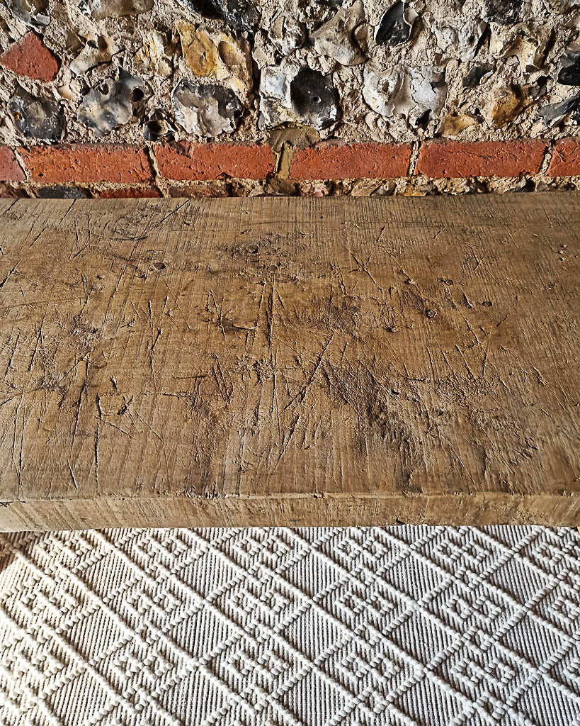 Antique Rustic Large Console Table