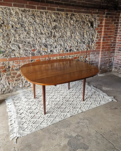 Mid Century Teak Extending Dining Table