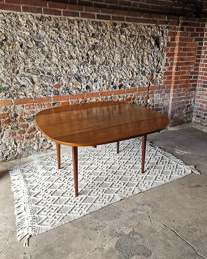 Mid Century Teak Extending Dining Table
