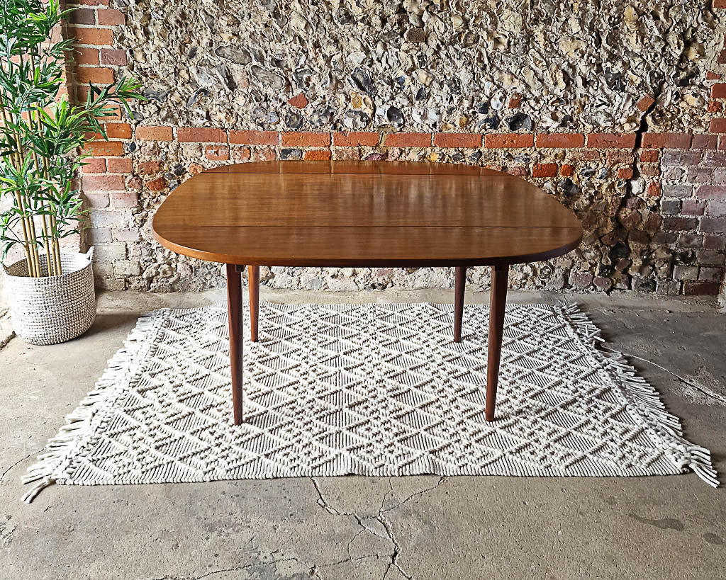 Mid Century Teak Extending Dining Table