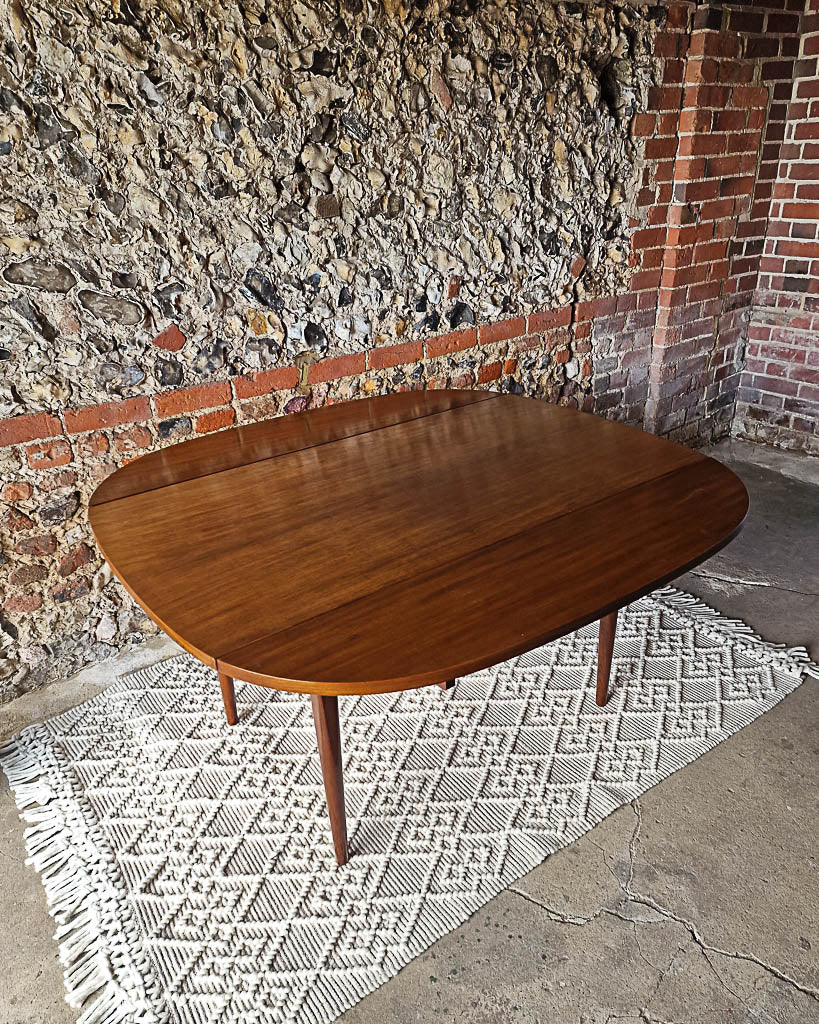 Mid Century Teak Extending Dining Table