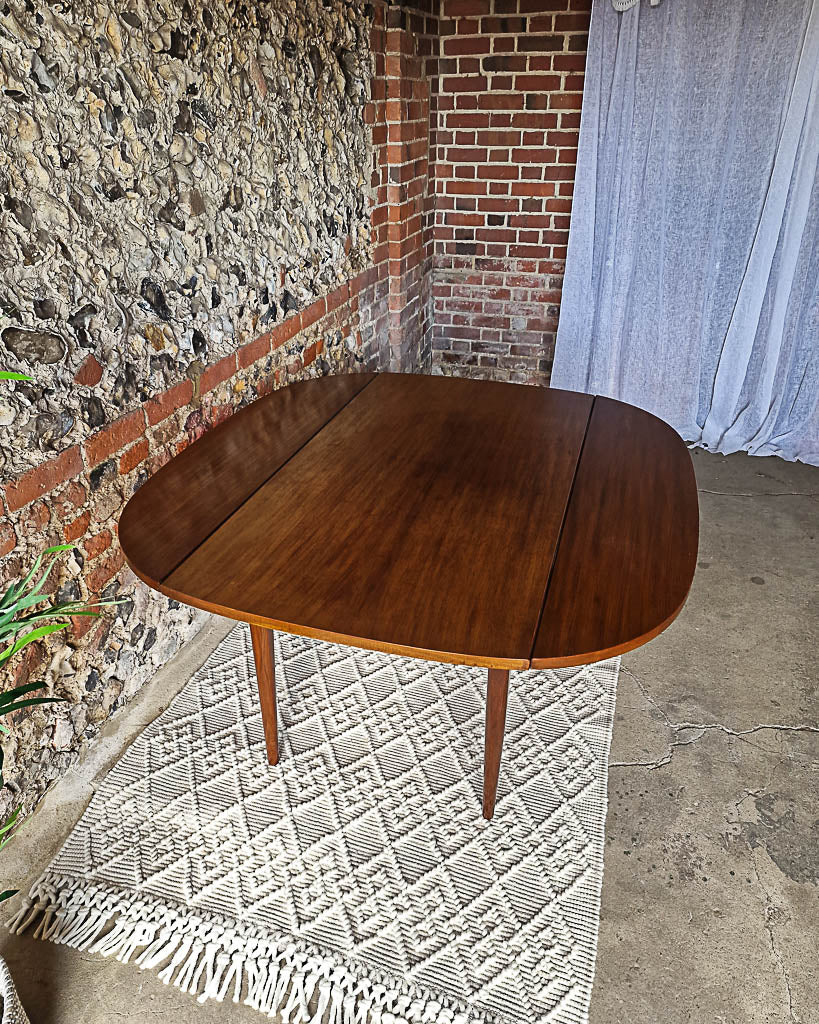 Mid Century Teak Extending Dining Table