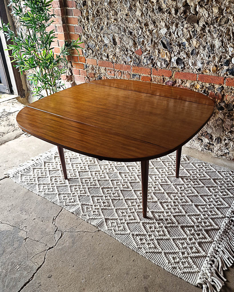 Mid Century Teak Extending Dining Table