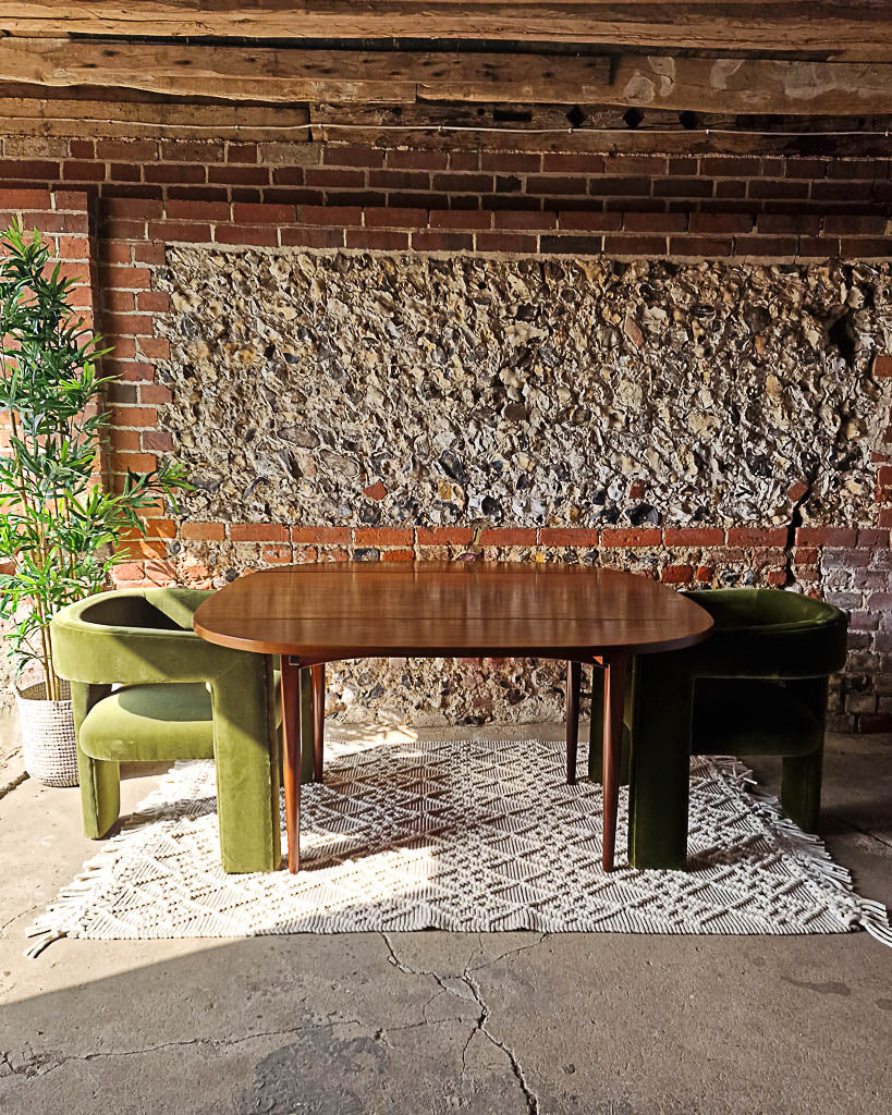 Mid Century Teak Extending Dining Table