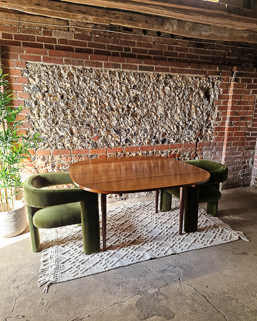 Mid Century Teak Extending Dining Table
