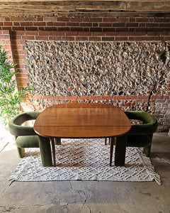 Mid Century Teak Extending Dining Table