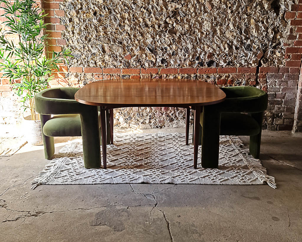 Mid Century Teak Extending Dining Table
