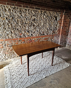 Mid Century Teak Extending Dining Table