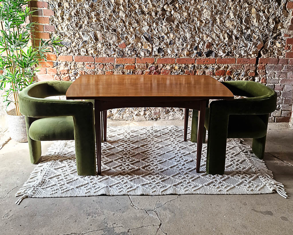 Mid Century Teak Extending Dining Table
