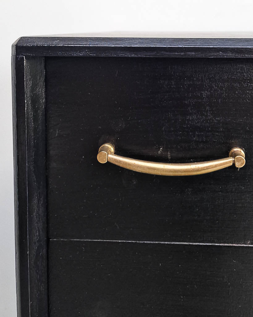 Mid Century Ebonised Chest of Drawers