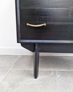 Mid Century Ebonised Chest of Drawers