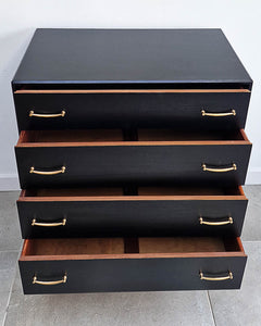Mid Century Ebonised Chest of Drawers