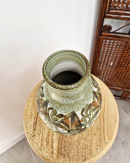 Mid Century Studio Ceramic Pottery Vase Set