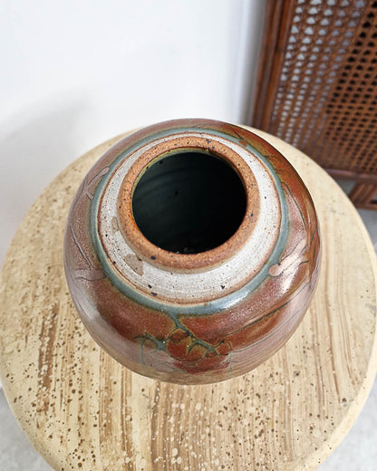 Mid Century Studio Ceramic Pottery Vase Set