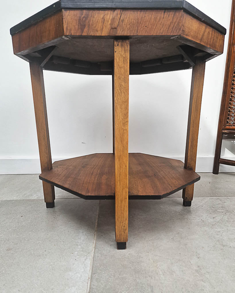 Art Deco Walnut Side Table