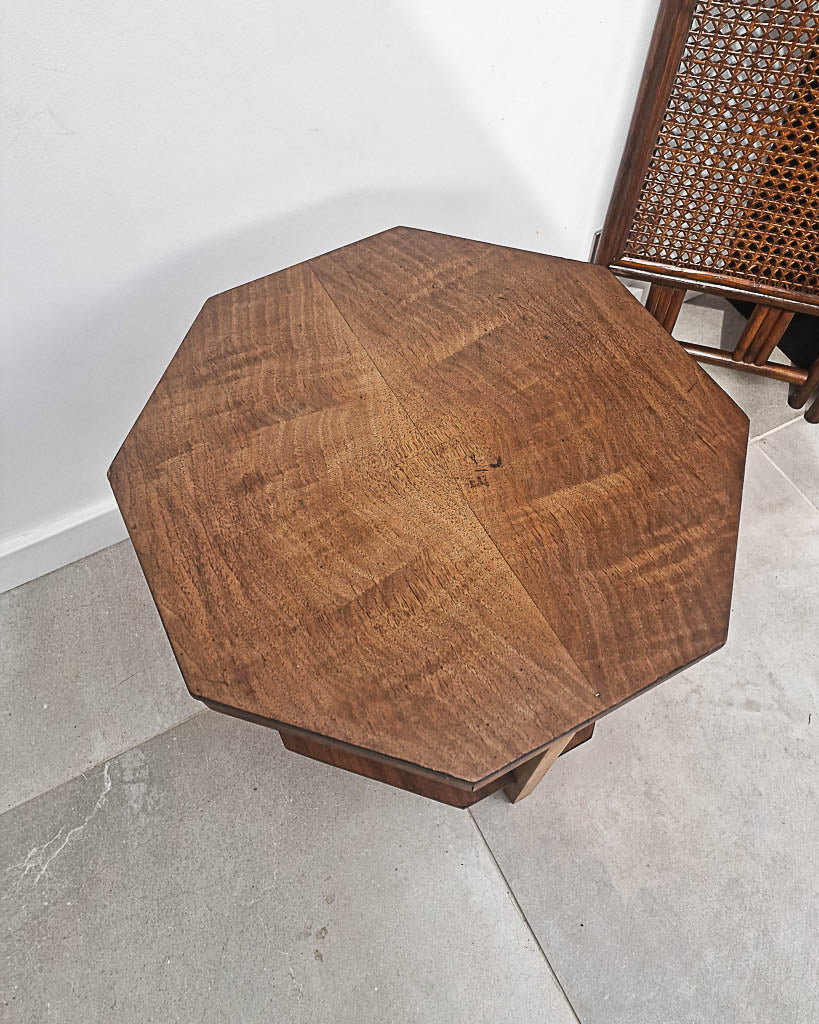 Art Deco Walnut Side Table