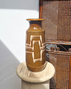 Mid Century Large German Studio Ceramic Pottery Vase