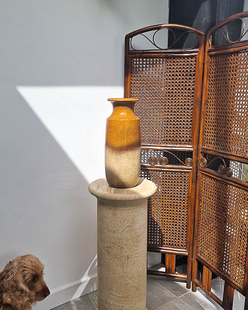 Mid Century Large Studio Ceramic Pottery Vase