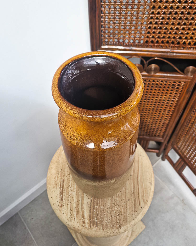 Mid Century Large Studio Ceramic Pottery Vase