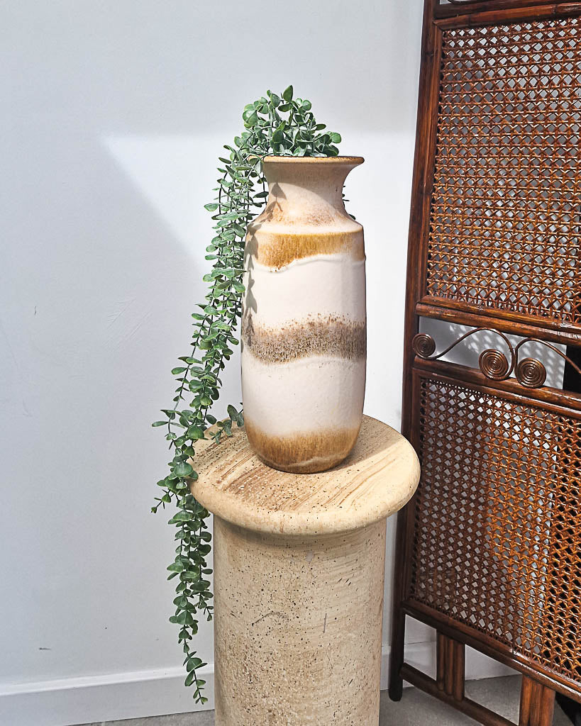 Mid Century Large German Studio Ceramic Pottery Vase