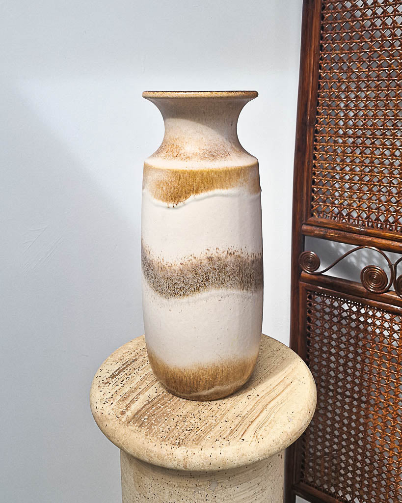 Mid Century Large German Studio Ceramic Pottery Vase