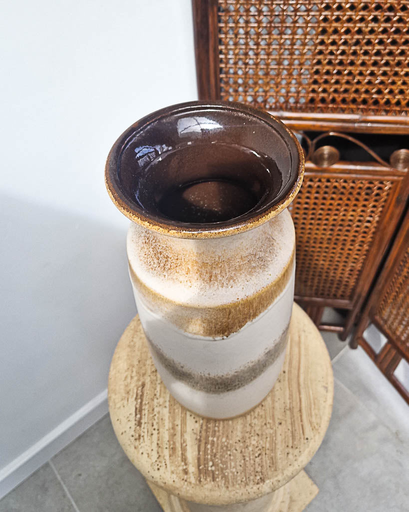 Mid Century Large German Studio Ceramic Pottery Vase