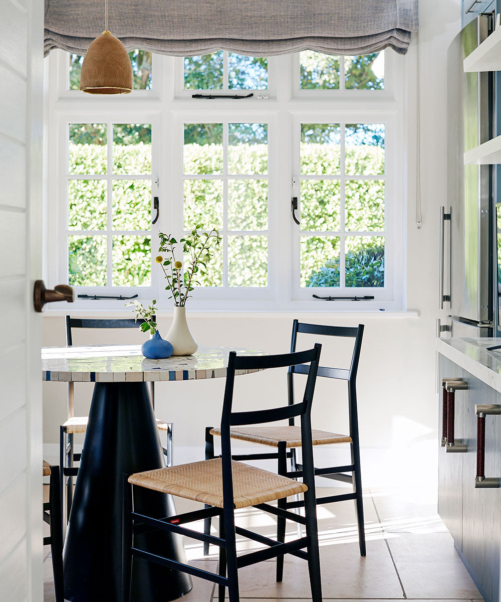 Vintage Ebonised Dining Chairs