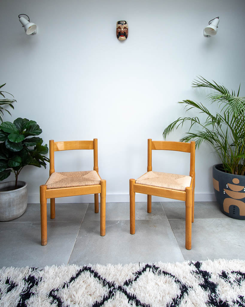 Vico Magistretti Carimate Dining Chairs (Pair)